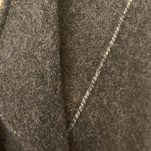 NWT Eileen Fisher Charcoal Virgin Wool Serape OS/TU - Picture 6 of 6